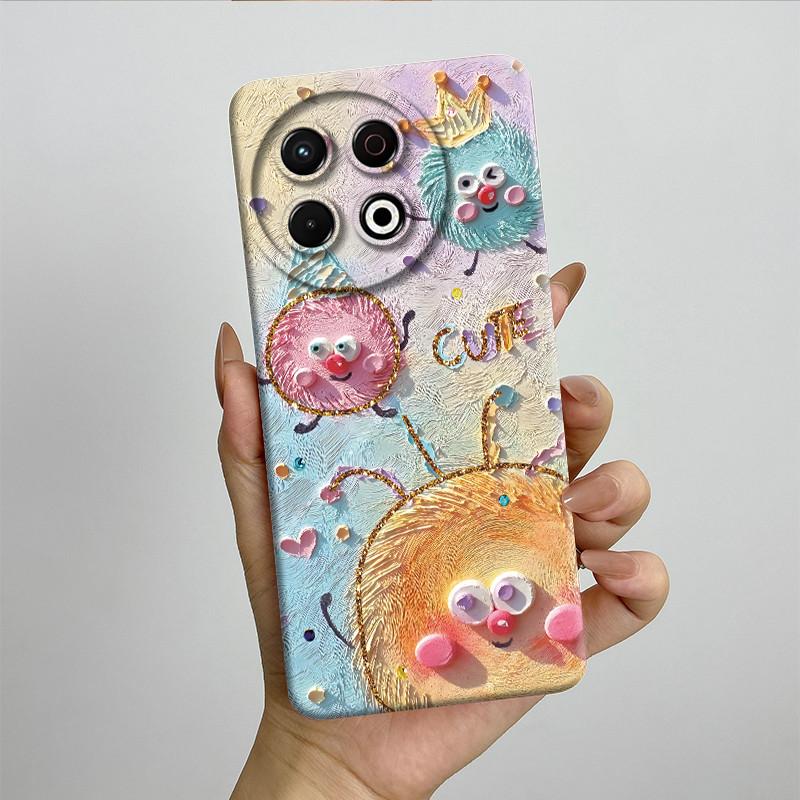 For Tecno Spark 30 Pro KL7 Phone Case 30Pro 4G Cover Soft Silicone Sweet Painted Shell Cartoon Funda Lovely Printed Casing Coque