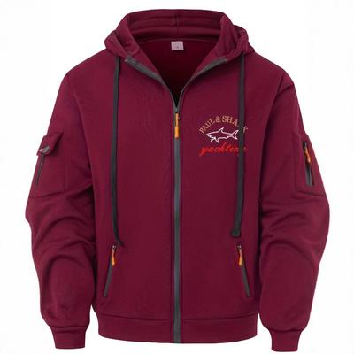Nowe męskie bluzy z kapturem, bluzy z kapturem z zamkiem błyskawicznym, kieszenie, sportowe i outdoorowe, odzież uliczna, fajna, swobodna, wiosenna, jesienna, bluzy z kapturem, bluzy z kapturem