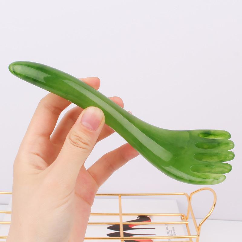 Five-Claw Gua Sha Resin Massage Comb for Face and Meridian Therapy
