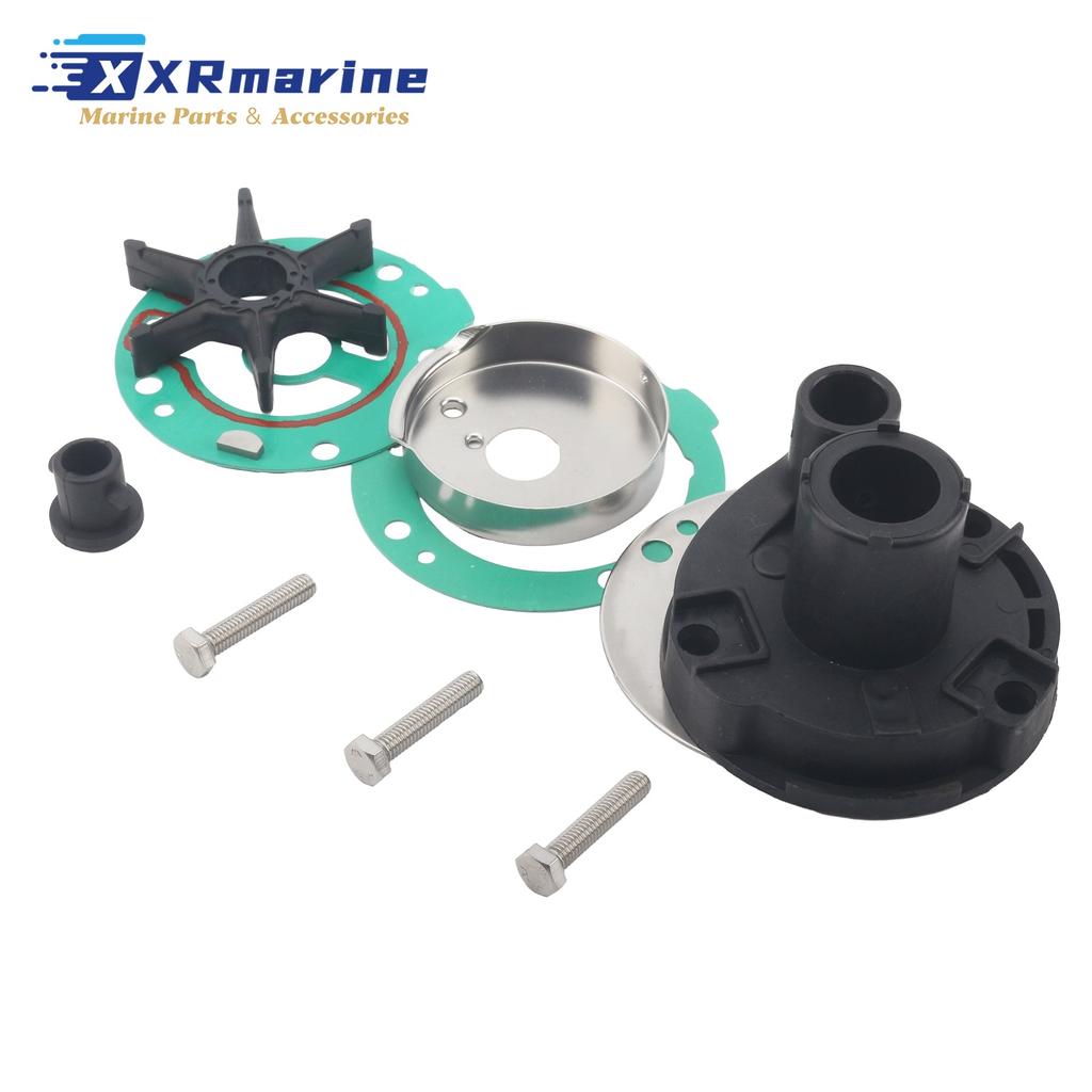 Water Pump Impeller Repair Kit Fits for Yamaha 2 Stroke 25HP 30HP C25 C30 for Mercury Mariner 20 25 28 30 HP Outboard Engines