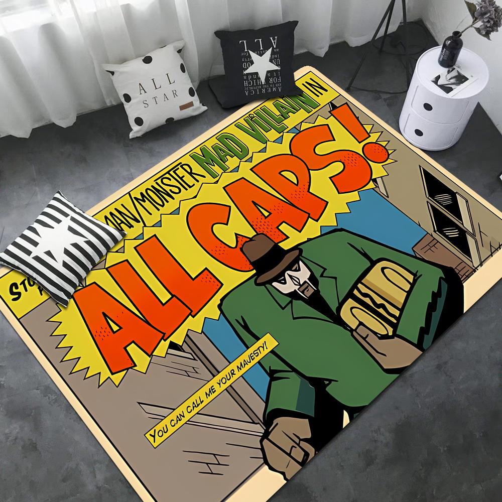 MF DOOM Room Mats Anti-slip Absorb Water Long Strip Cushion Bedroon Mat Welcome Doormat