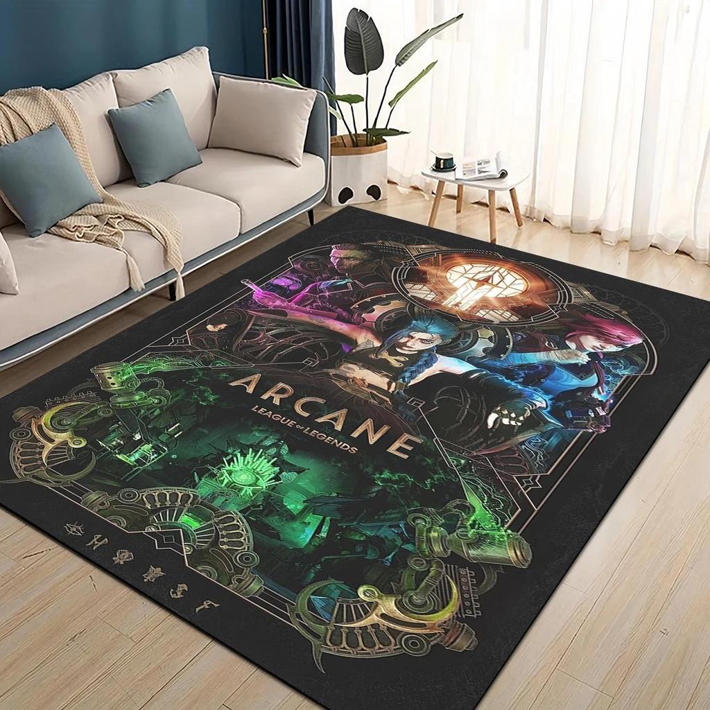 27 Style Jinx League of Legends LOL Cartoon Carpet Rug for Living Room Bedroom Home Sofa Decoration,Kids Play Non-slip Floor Mat