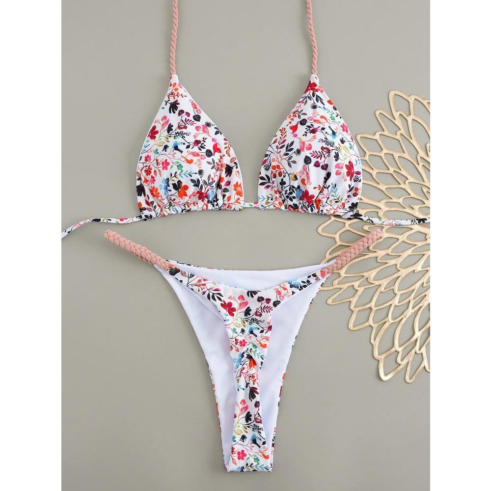 2025 Polka Dot Bikini Set Women Two Piece Swimwear - Flirty Sexy Instagram Beach Vacation Push Up Swimsuit