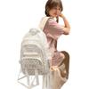 Schoolbag Korean ins Storm Point Three-piece set School bag for junior and high school girls Large capacity burden reduction Backpack