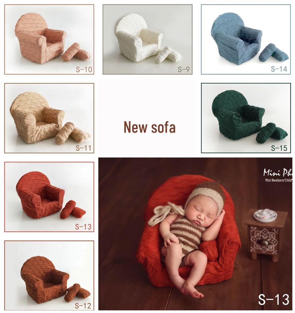 2023 Newborn Photography Prop: Baby Seat Sofa for Hundred Days & Full Moon Photos