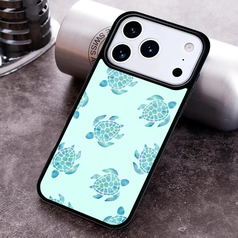warming green turtles Phone Case For iPhone 17,16e,15,14,13,12,11,Mini,Pro,MAX soft Silicone Cover