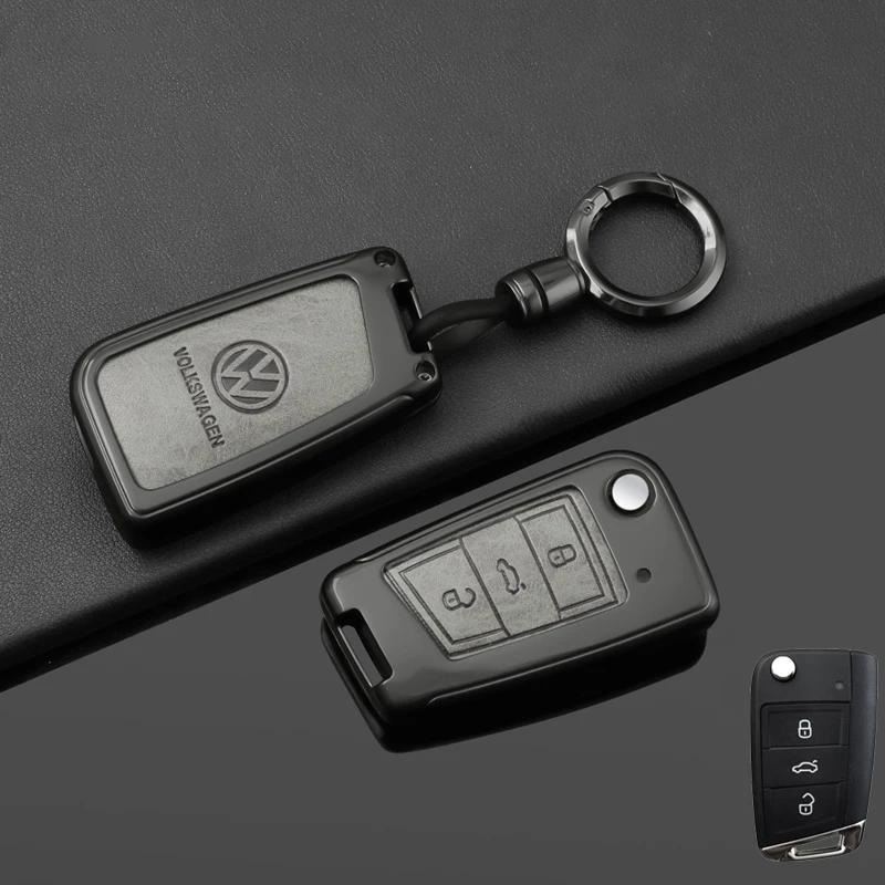 

VW GTI GOLF 2026 Hot For VW VOLKSWAGEN Car Remote Key Case Fob Cover Protector Shell for VW Volkswagen Golf 7 MK7 Tiguan MK2 T-r