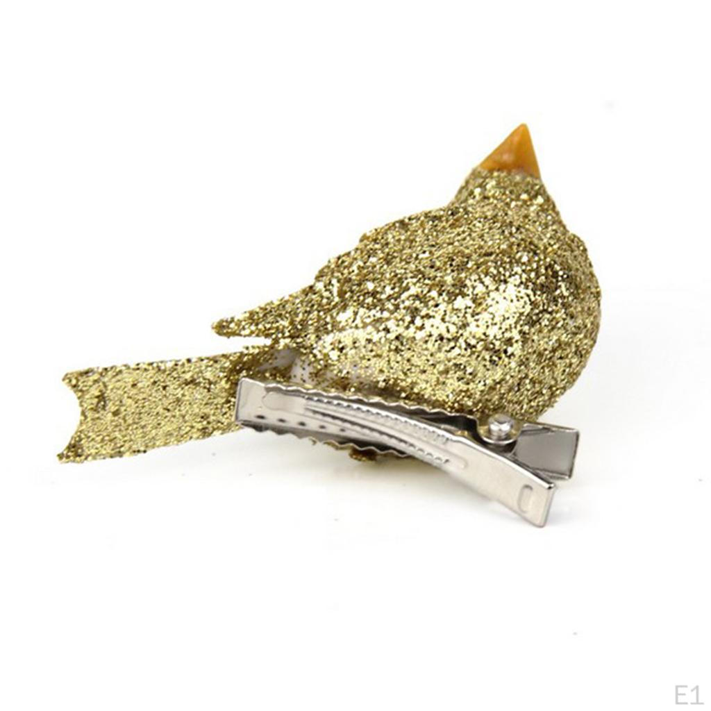 Balení 12 dekorativních ptáků z umělé pěny, ozdoby Domácí kutily pro svatební výzdobu