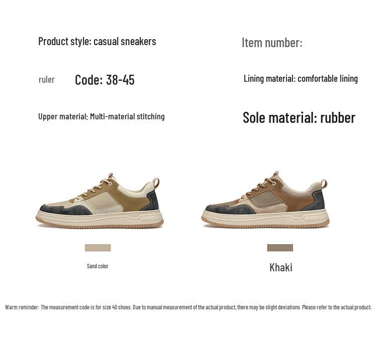 Men's Trendy Retro British Workwear Board Shoes – Breathable Outdoor Casual Footwear for Autumn