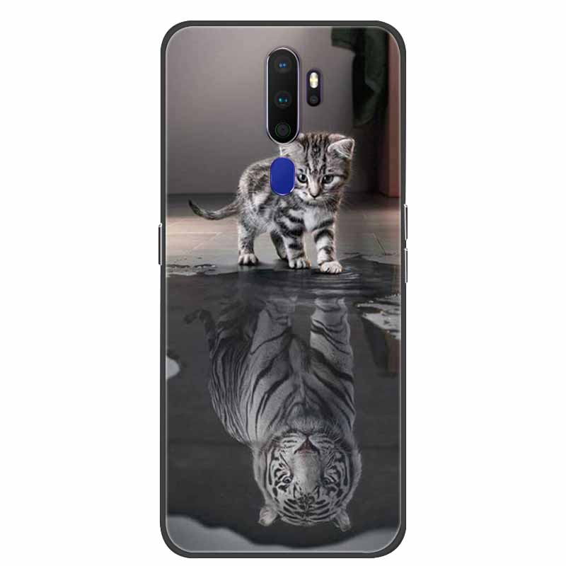 For OPPO A5 2020 Cases A9 2020 Marble Soft TPU Silicone Phone Covers For OPPO A9 2020 Case Fundas Bumper for OPPOA5 A 9 2020 Cat