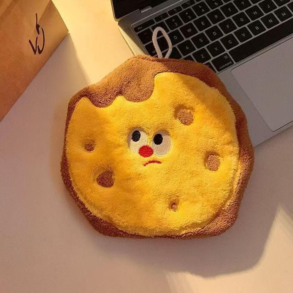 

Fries Cookies Hamburgers Baking Hand Towel Cartoon Handkerchiefs New Cleaning Rags Biscuit