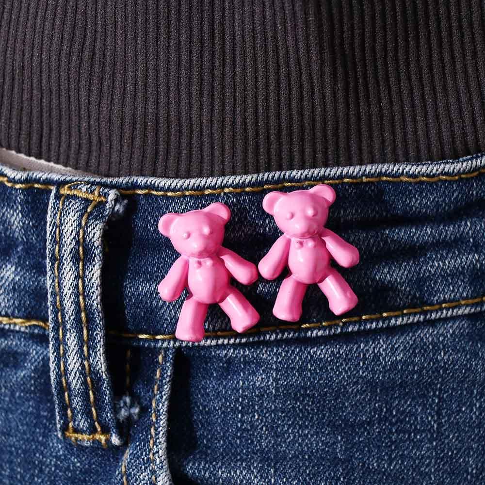 Retract Waist Bear Detachable Clothing Accessories Waist Tighten Clip Waist Pin Buckle Waist Button