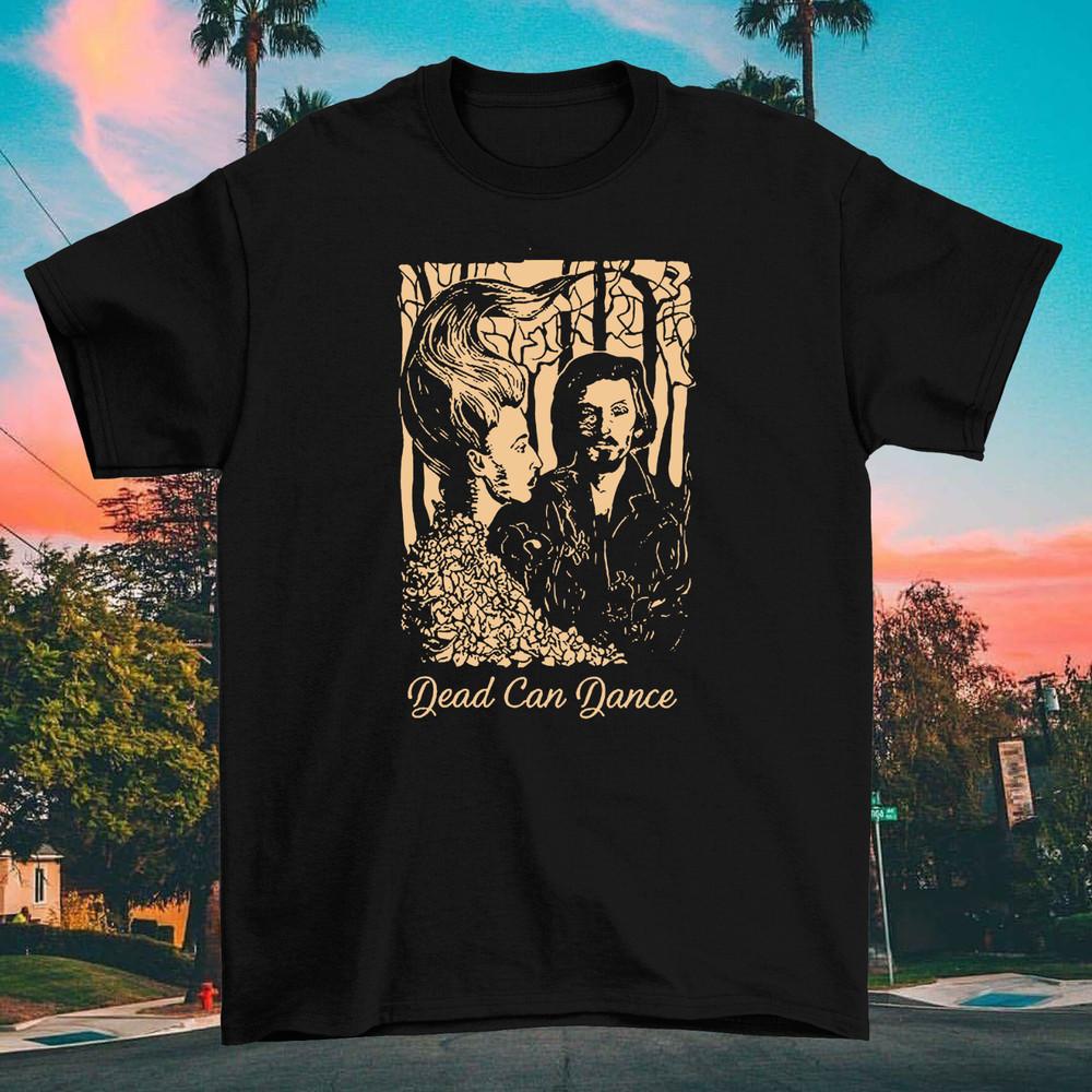 Rare Dead Can Dance Band Graphic Cotton Black Unisex S234XL TShirt Unisex T-Shirt S