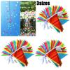 Colorful 100m Triangle Flag Pennant Bunting String Banner Garland Festival Party Holiday Home Garden Decoration