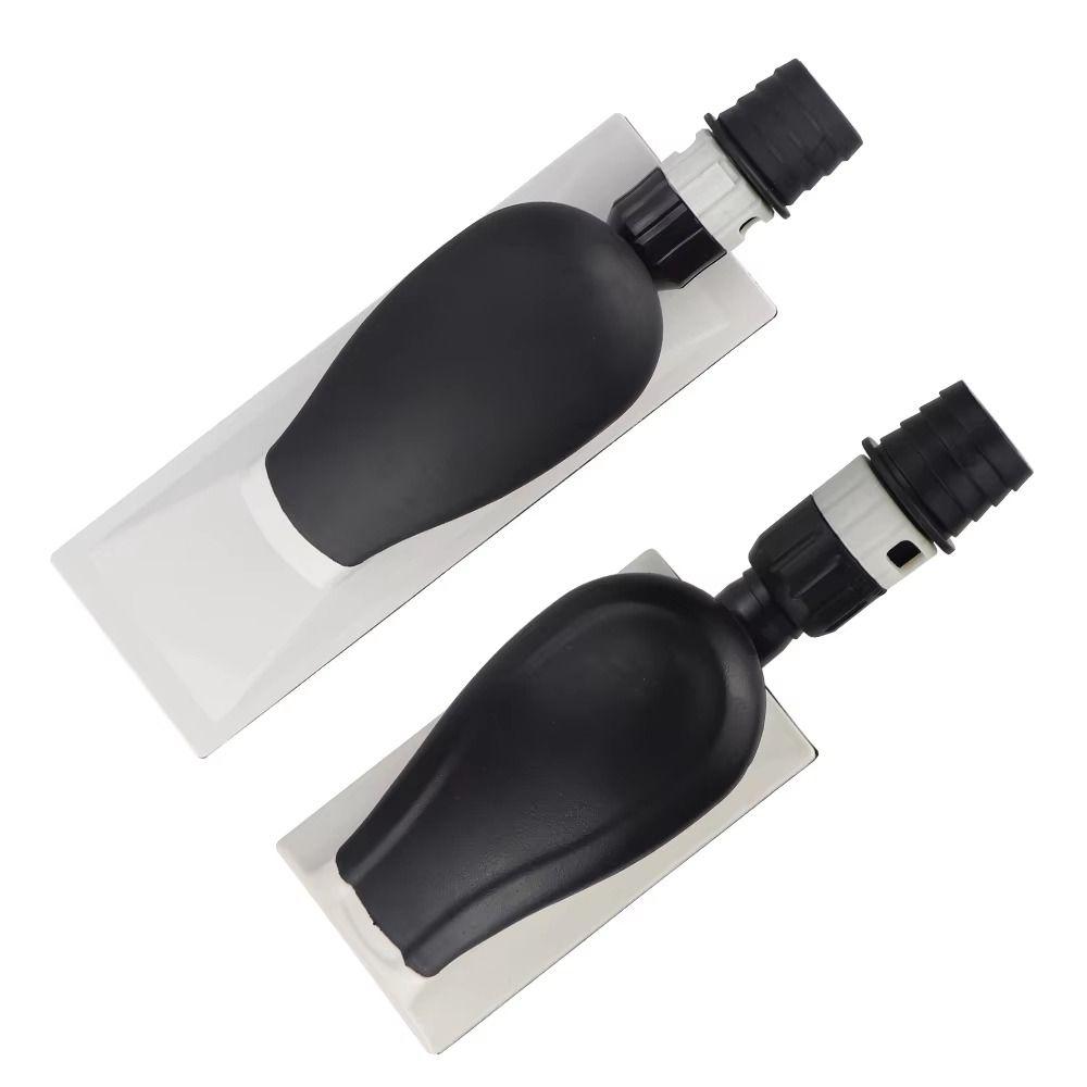 125/200/400mm Square Hand Grinding Plate Sanding Pad Hook Loop Hand Sanding Block Plastic Vacuum Dust Collection Polishing Plate