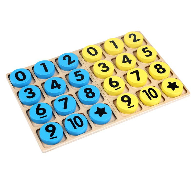 

Children Preschool Wooden Sorting Number Chess Board Game Baby Develop Educational Learning Toy for Kids Boys Girls