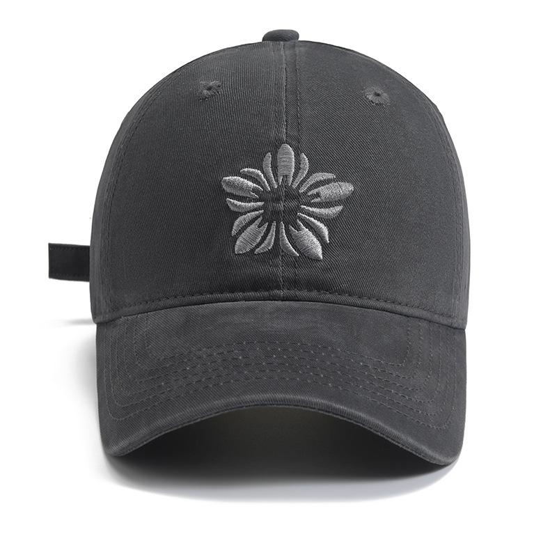 

1pc Retro Washed Unisex Baseball Cap Adjustable Summer Sun Visor Driver s Cap Casual Hat Streetwear Style Snapback Hip Hop Cap Adjustable серый