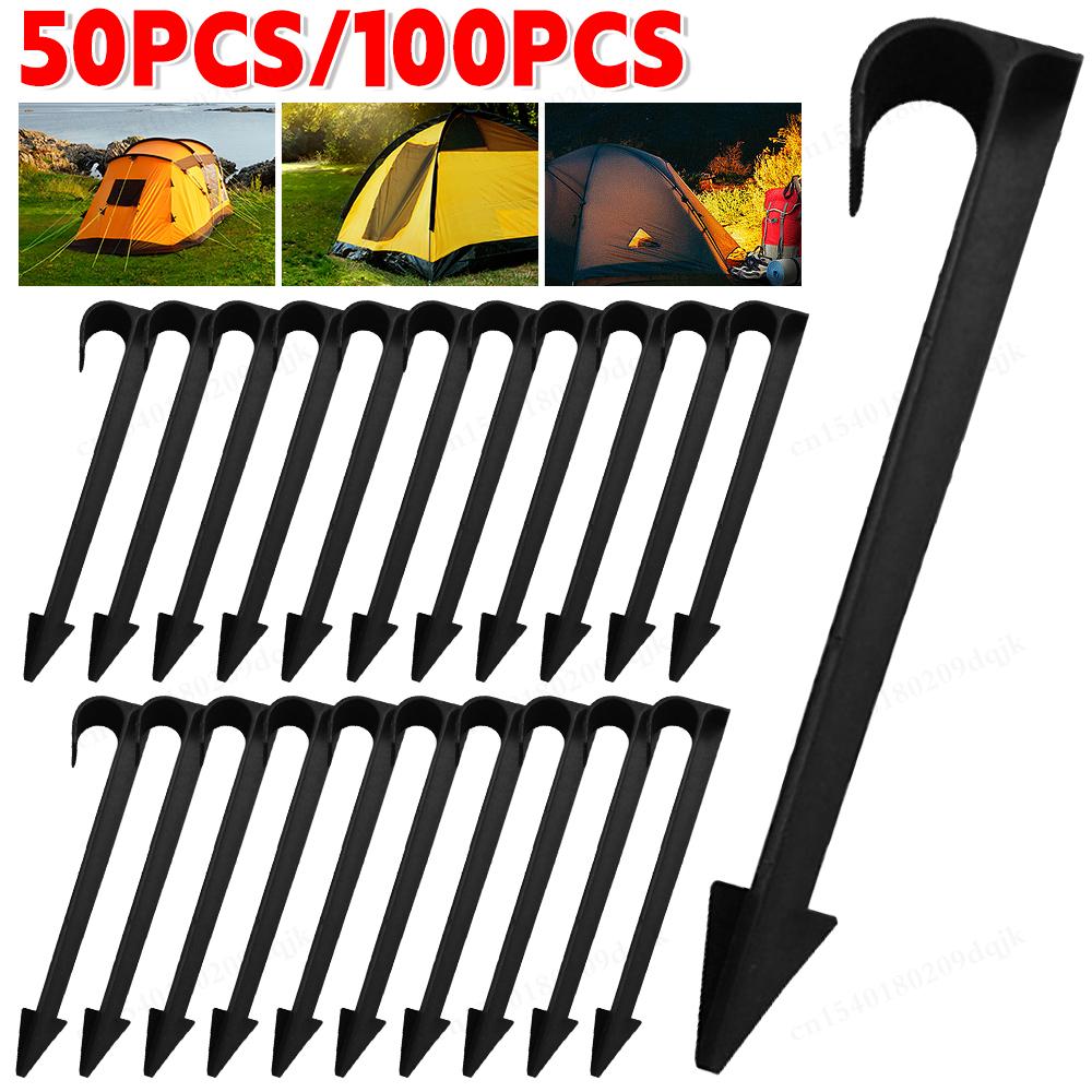 50/100PCS Garden Irrigation Hose Anchors 16mm Fixed Stakes for Hose Drip Irrigation Garden Watering Dripper Sprinkler Bracket