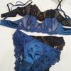 French lace bra ultra-thin large chest small underwear women's anti-sagging steel ring upper support sexy bra