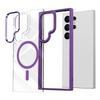 For Samsung Galaxy S24 Ultra Case TPU+PC Clear Phone Cover Compatible with MagSafe
