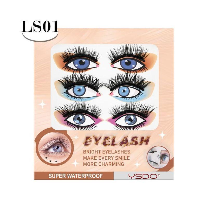 Lashie - geschwungen, magnetisch, klebefrei, Multipack, künstliche Wimpern