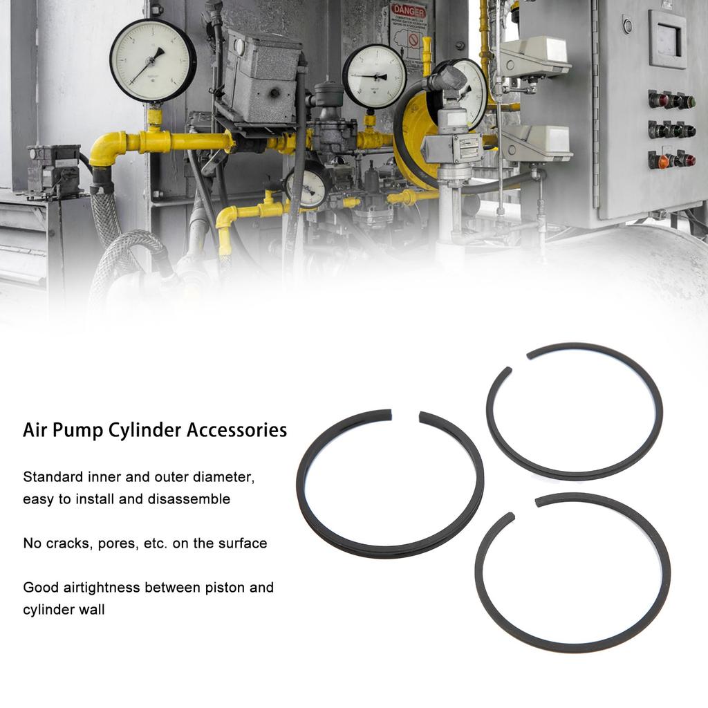 Sealing Piston , 3Pcs Piston Kit, Cylinder Sealing , Pneumatic Drive Piston for Diameter 47mmCelsius1.9in, Piston S