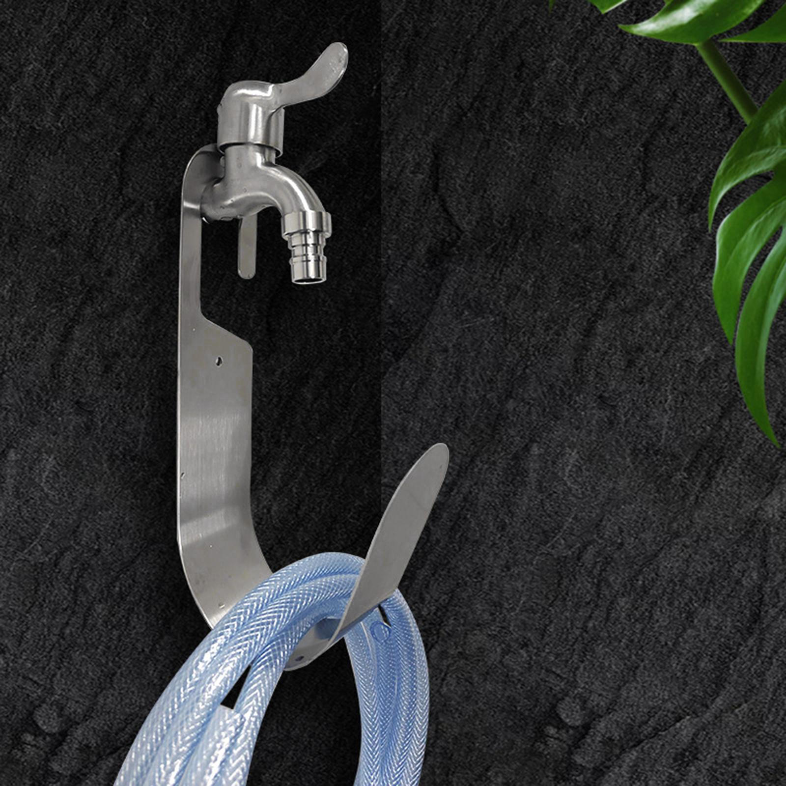 

Органайзер для подвешивания садового шланга, настенный держатель для трубки, устойчивая к ржавчине углеродистая сталь, практичный для воды