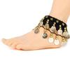 Belly Dance Dancing Anklet Waist Bracelet Cuff Chain Coins Beads Jewelry