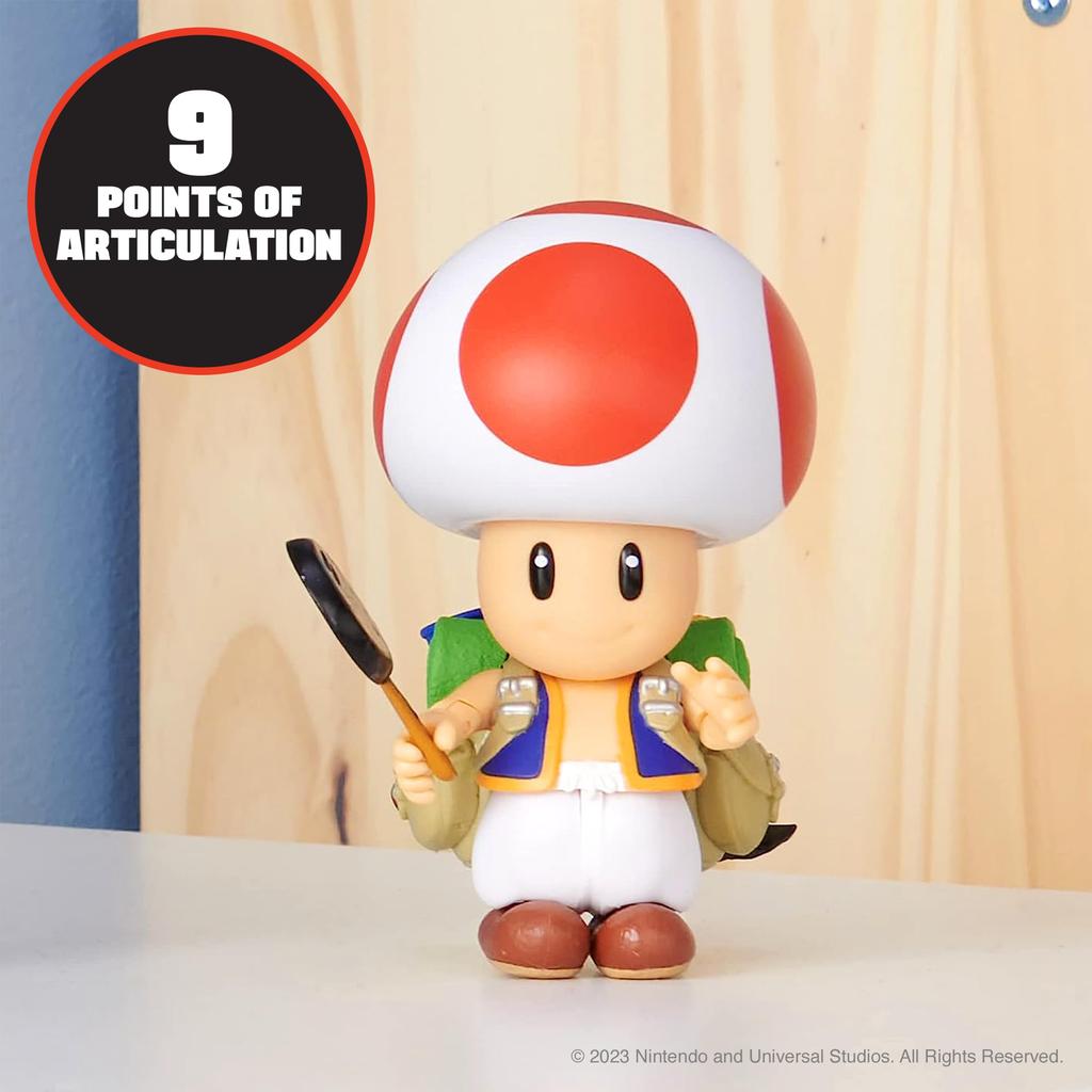 The Super Mario Movie Action Bros. 5-inch Figure/Toad