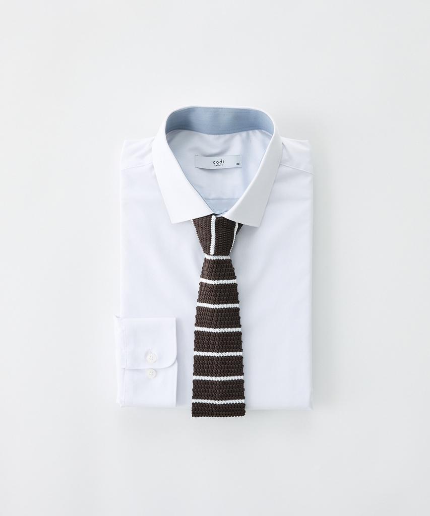 STCO Codigallery Striped Knit Tie Brown_Cntwz12Bth
