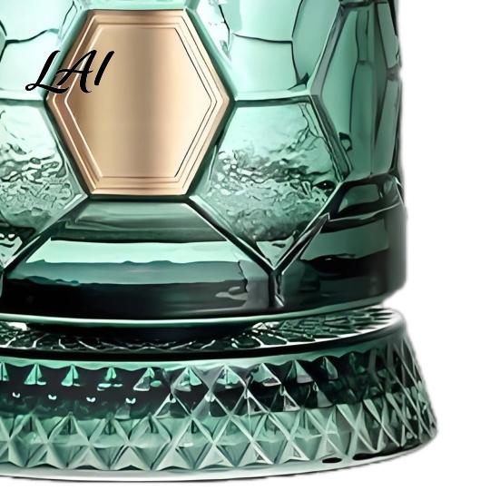 Whisky Aroma Enhancer Glas Drehendes Glas 360 Grad Rotierender Fußballförmiger Becher 245ml