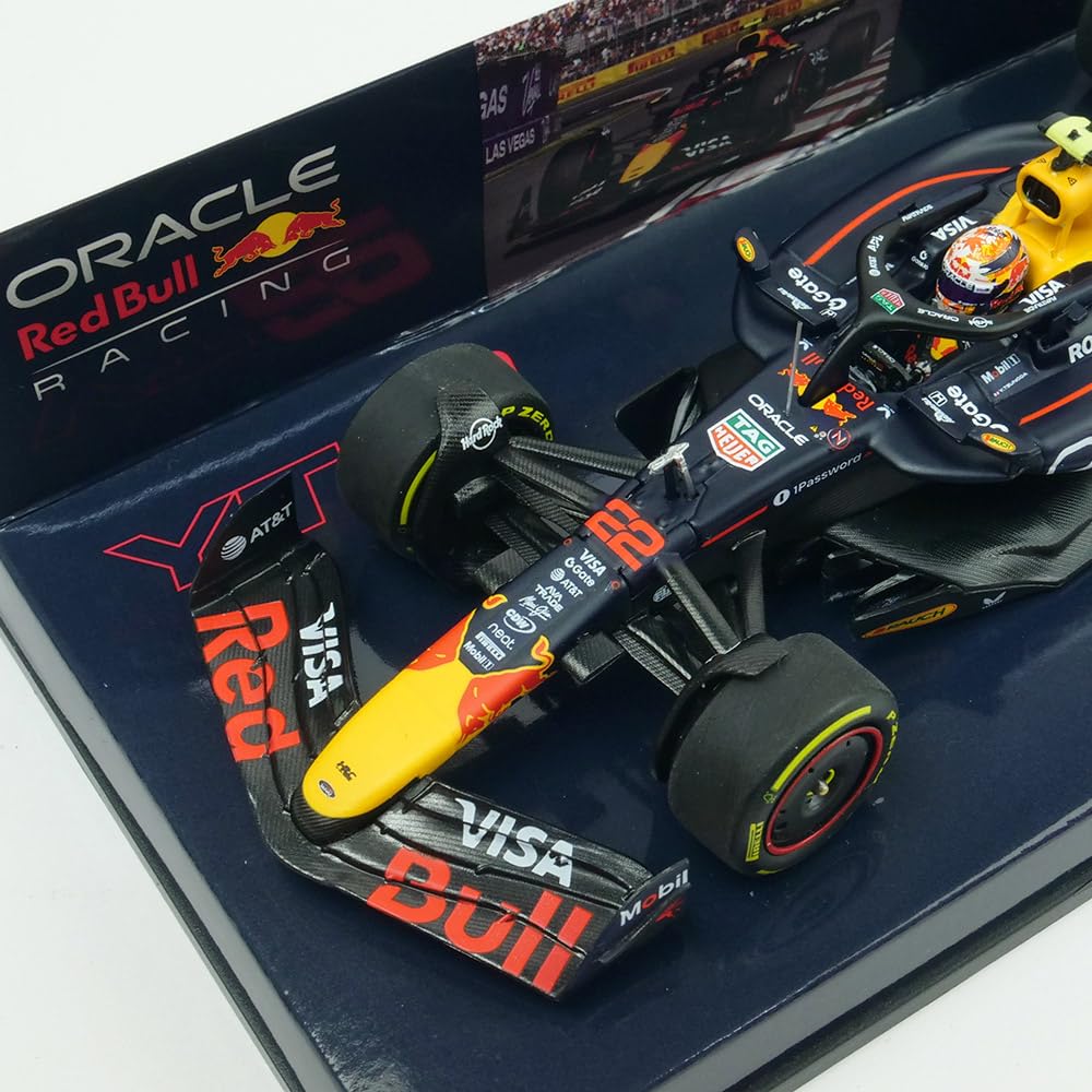 Minichamps Oracle Red Bull Racing RB21 2025 F1 Canadian GP Yuki Tsunoda 100th F1 Race 1/43 #22 [Resin]