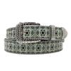 Rhinestone Ethnic Print Punk Bohemian Y2K Couple Belt