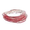 Bling Elastic Crystal Bracelet Jewelry Colored Bangle Simple Single Rhinestone Bracelet  Girl
