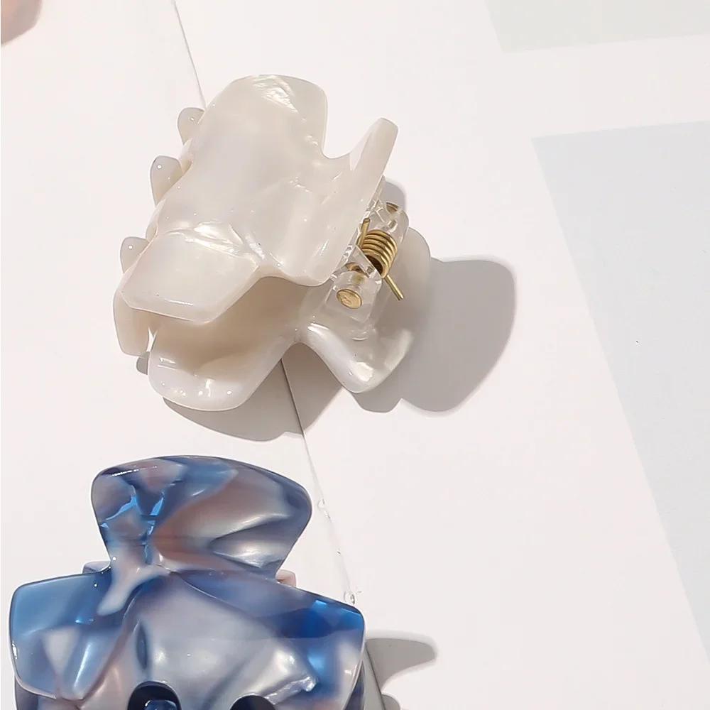 Haarklammern Haarspange Klemme Jelly Farben Acryl Pferdeschwanz Krabbe Mädchen Haar Haarnadel Haarstyling Accessoires für Frauen Haarnadeln