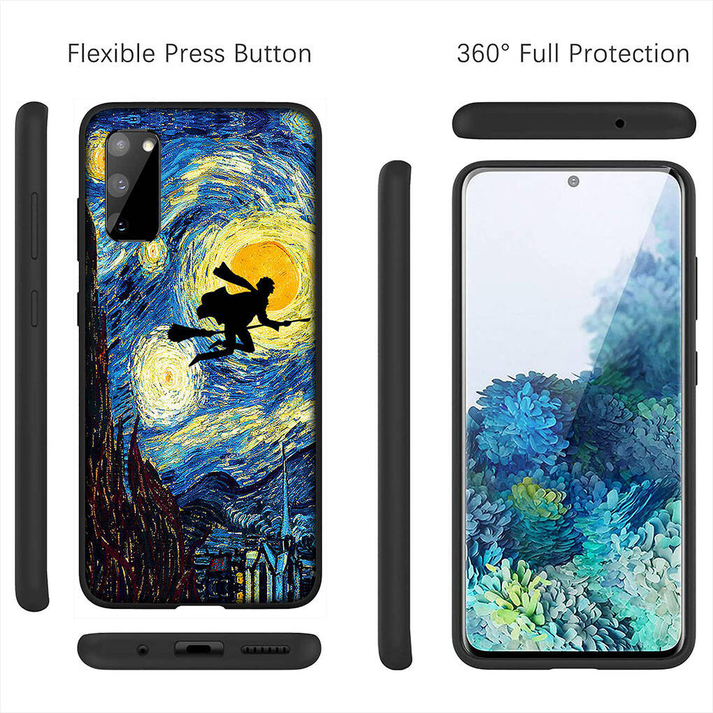 for Samsung Galaxy S25 S24 S23 S22 Ultra FE Plus A17 A37 A57 A56 A55 A06 A16 A15 A36 A26 A35 A05 A25 A54 A34 S9 Phone Case Wand Art Ring Potters Cover