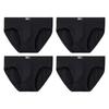 4 PCS Men's Briefs Mid‑Waist Soft Breathable Underwear Comfortable Male Underpants L XL XXL 3XL 4XL 5XL