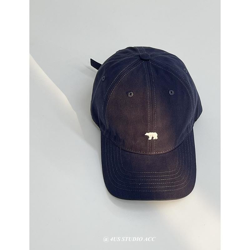 Soft Embroidered Top Baseball Cap With Trendy Design In Black Beige And Coffee Colors For Adults