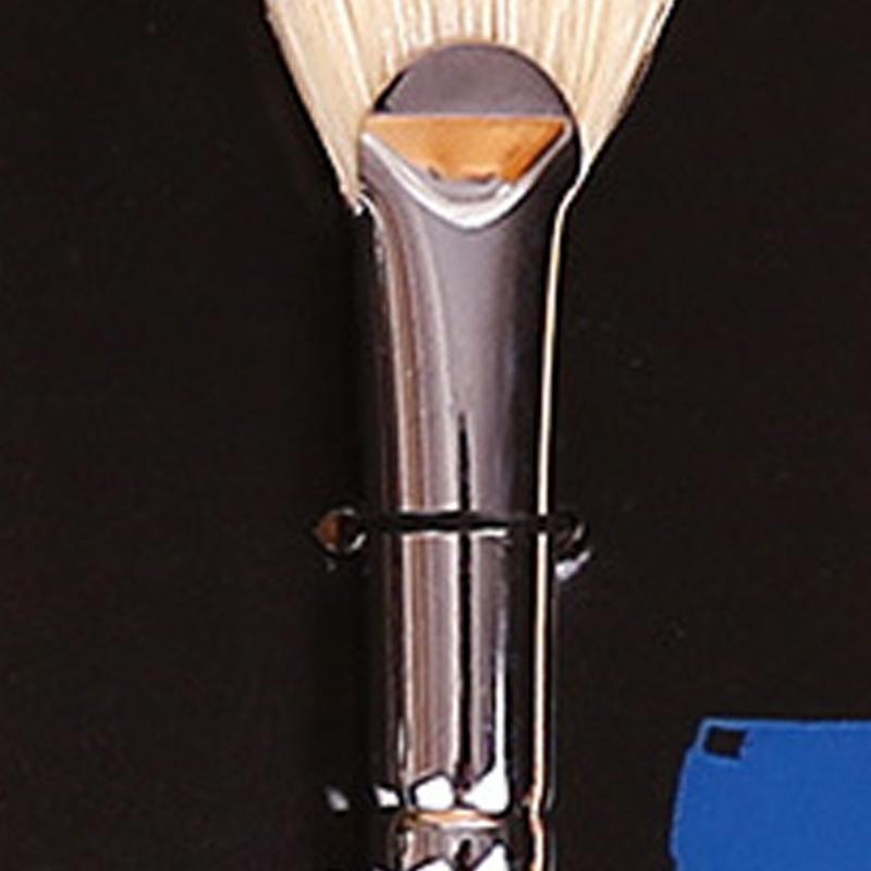 Pig Bristle Hair Painting Brush Artist Paint Brush Fan Acrylic Brush Watercolor Paint Brush Drawing Supplies