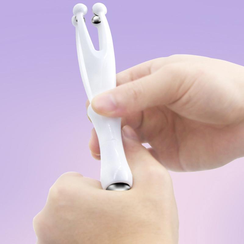 4 rolos de aço bola dedo massageador mini dedos articulações massageador com alça para dedo circulação sanguínea e relaxamento muscular