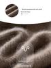 Autumn/Winter 2025 Women's Ribbed Cashmere Hoodie - Thick, Elegant, Solid Color, Warm Base Layer Sweater