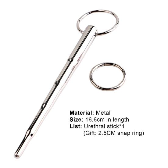 Urethral Tube Rod Universal Convenient Metal Penis Plug Male Sex Catheter for Bedroom