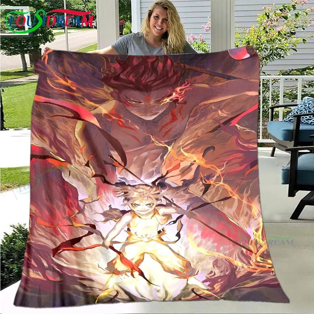 Famous Film Role Nezha Printed Soft Blanket Living Room Bedroom Sofa Bed Blanket Gift Portable Picnic Blanket Luxury Gift