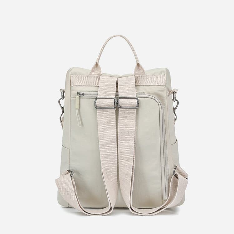 Simple Nylon Backpack Shoulder Handbag