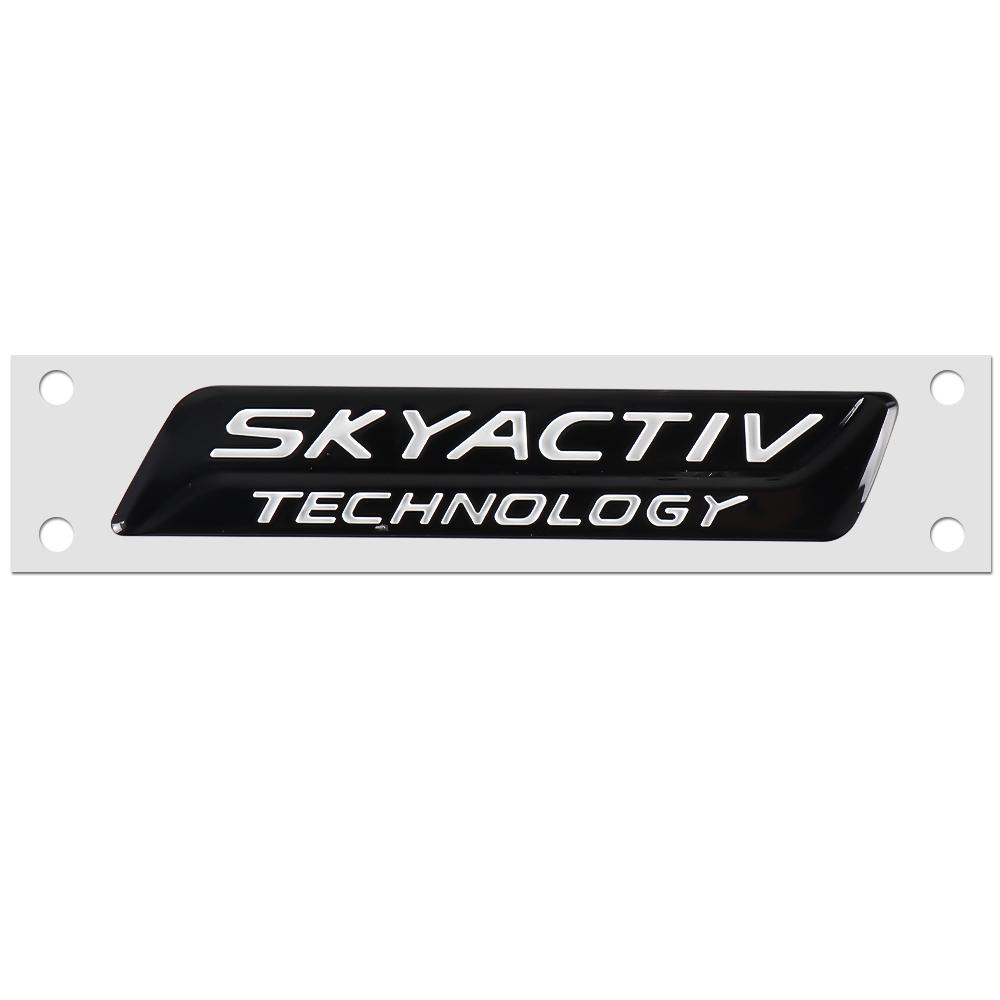 3D ABS Skyactiv Amblemi Stylingli Araba Yan Çamurluk Gövde Dekorasyon Etiketi Çıkartması Mazda 2 3 5 6 Axela Atenza Speed 6 CX-3 CX-4 İçin