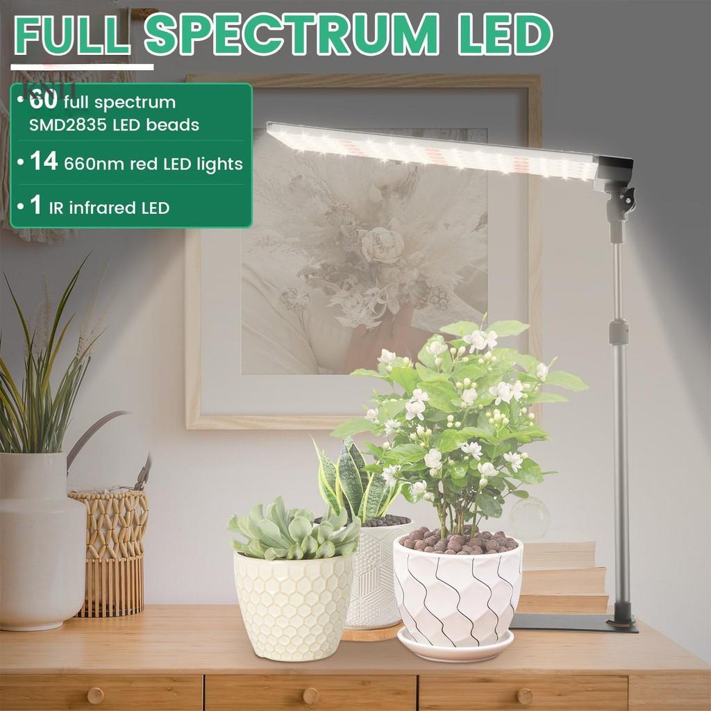 15W Retractable LED Plant Lamp Indoor Full Spectrum Plant Grow Light Plants Growth Supplementary Lighting Equipment