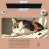 Cute Cat Mousepad Large Gaming Compute Gamer PC Keyboard Mouse Mat