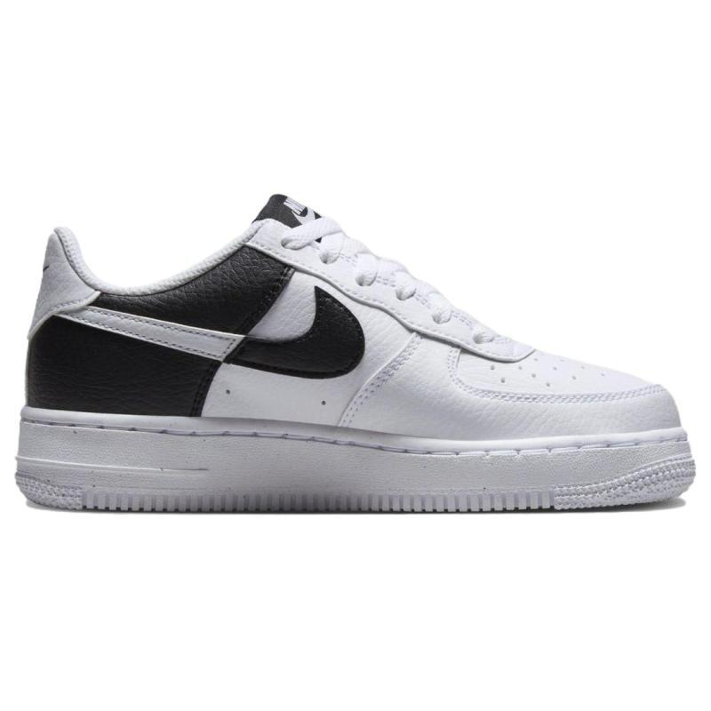 Nike Air Force 1 NEXT NATURE Slip Resistant Abrasion Resistant Low top Skateboard Shoes White Black Sneakers HF9096-100