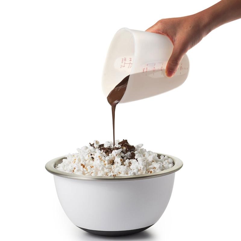 500ml Measuring Cup Flexible Silicone Baking Cup Milk Chocolate Butter Melting Cup Squeeze Pour Measure Cup For Baking Cooking