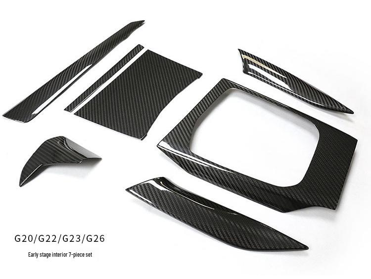 Compatible with BMW 234 Series I3/I4/G20/G28/G22/G23/G42/M2/G87 Modified Dry Carbon Fiber Interior Trim